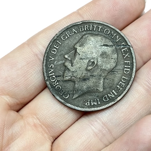 🎈$10 add on - 1918 ONE PENNY - George V - Picture 2 of 5